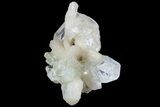 Zoned Apophyllite Crystals With Stilbite - India #72085-1